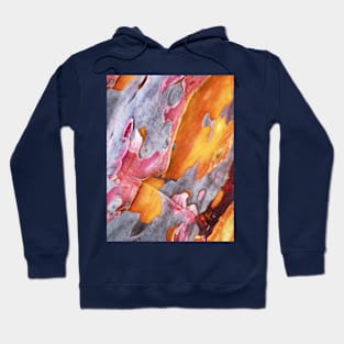 Tree Bark colours Hoodie